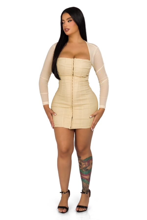 Beijo de Areia Vestido Creme