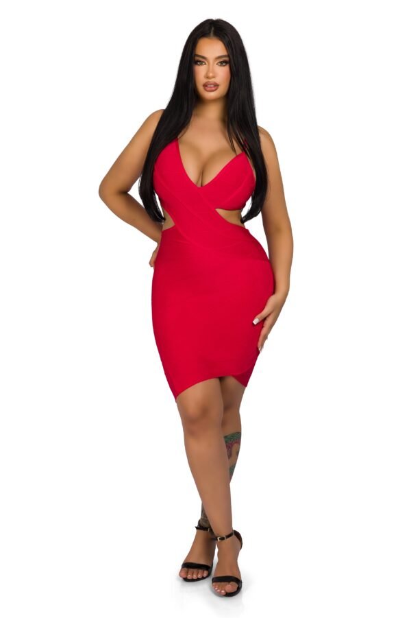Noite Parisiense Vestido Vermelho - Image 2