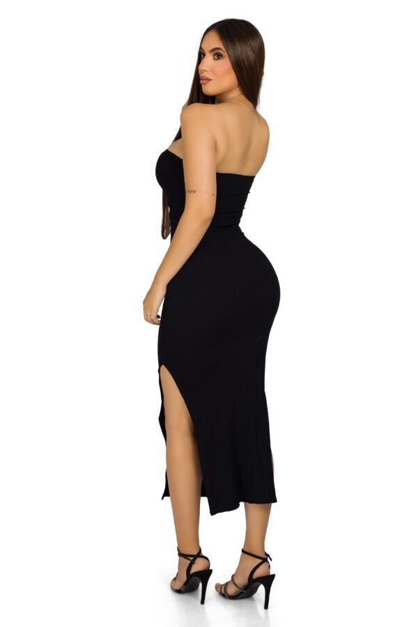 Mistério em Preto Vestido Longo - Image 4